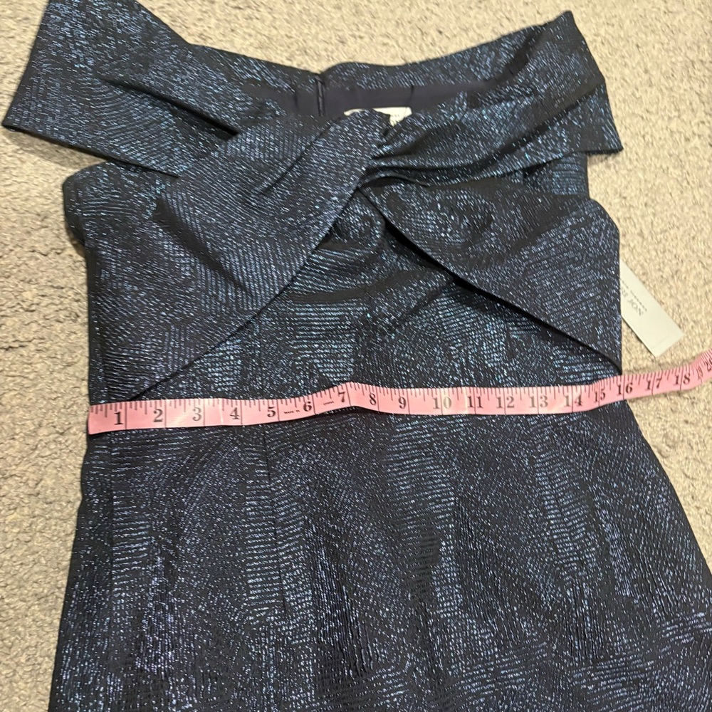 Rickie Freeman For Teri Jon New Twist Front Column Gown Size 8 - Picture 9 of 16